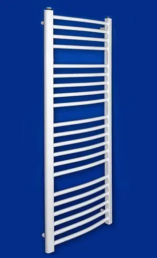 Рушникосушка водяна Heizung WG 21/55 вигнута 1210х550 мм 530 Вт Білий 30412 - фото 3