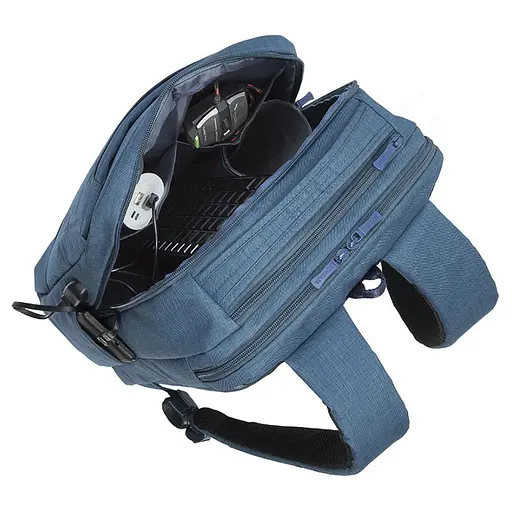 Рюкзак для ноутбука Rivacase 17.3" Blue (8365) (8365 (Blue)) - фото 5