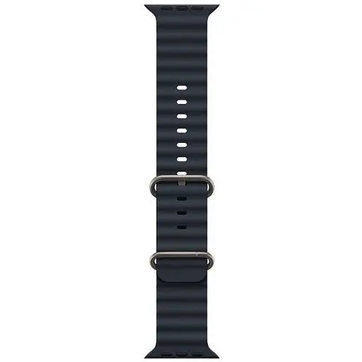 Ремінець Hoco iWatch WA12 Original series marine double buckle silicone strap (38/40/41 мм) midnight blue