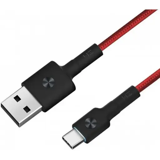 Кабель оригинальный ZMI AL411 Type-C braided в оплетке 30 см черный