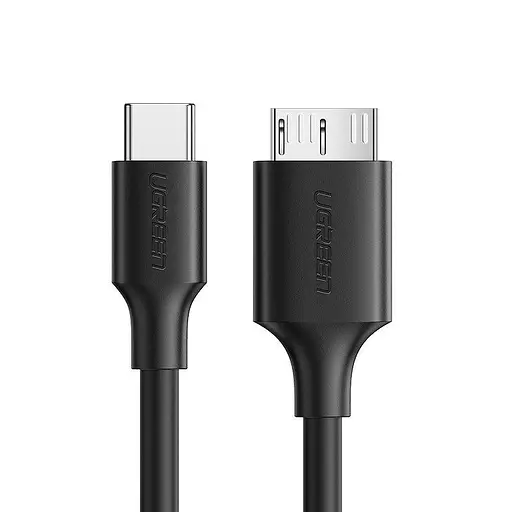 Кабель Ugreen US312 USB-C to Micro B Cable M/M 1 м чорний (20103) - фото 2