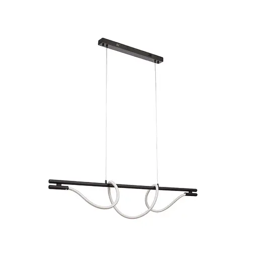 Підвісний світлодіодний світильник G 2914/1000 74W Чорний - фото 4