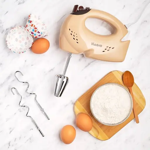 Стаціонарний електричний ручний міксер Magio MG-950 з насадками - фото 5