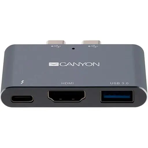 Док-станція для ноутбука Canyon Docking Station with 3 port, Thunderbolt 3 (CNS-TDS01DG)