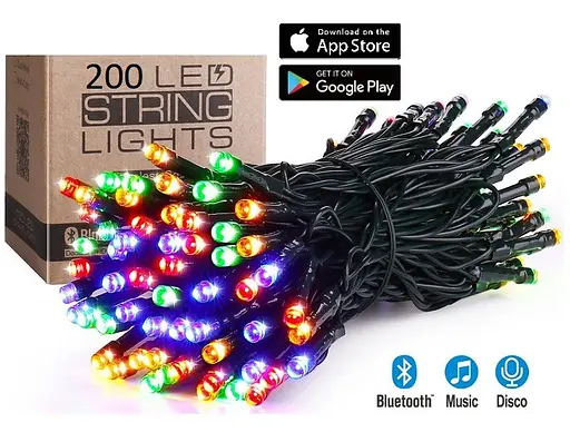 Гірлянда Light Smart Led 200l довжина 19 м мульти+теплий 20 режимів - фото 2