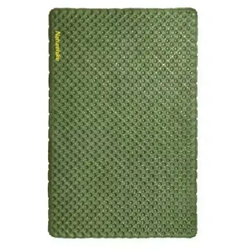 Матрас туристический надувной двухместный Naturehike CNK2450WS014, сверхлегкий, 200х132х8 см, зеленый с мешком для надува.
