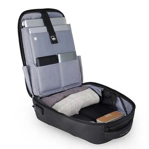 Рюкзак Mark Ryden для ноутбука 15.6 дюймов MR9068YY с дождевиком и USB портом Черный - фото 5