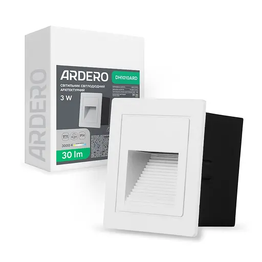 Архитектурный светодиодный накладной светильник Ardero DH1010ARD LEVEL 3Вт 3000K белый - фото 1