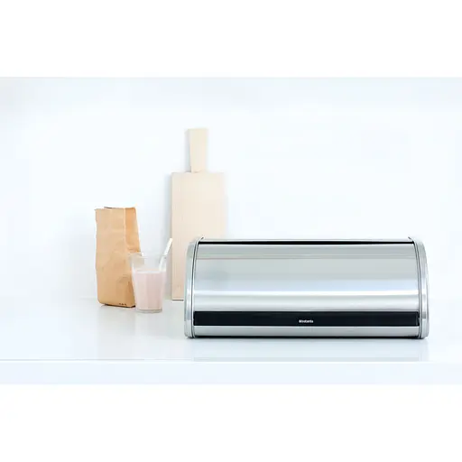 Хлебница Brabantia Roll Top Bread Bin 17.3x44.5x26.2 см серебристая (348921) - фото 5