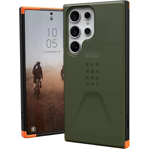 Протиударний чохол UAG Civilian Samsung Galaxy S23 Ultra (6.8") Olive (Refurbished)