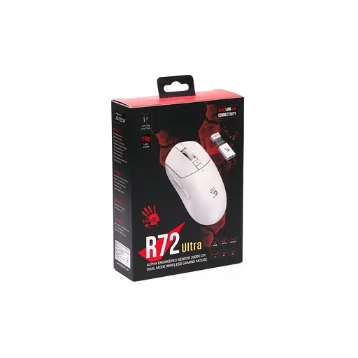 Мишка A4Tech Bloody R72 Ultra Wireless/USB White (4711421000901) - фото 11