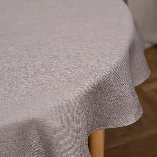 Скатертина кругла Sonex Jordan Ø140 см сіра (SO102567) - фото 4