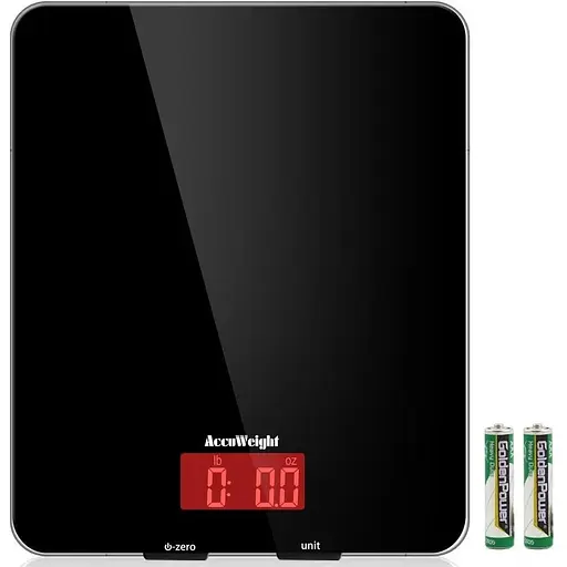 AccuWeight 201 цифрові багатофункціональні ваги для м'яса з РК-дисплеєм для випічки, кухні, приготування, вантажопідйомність 11 фу