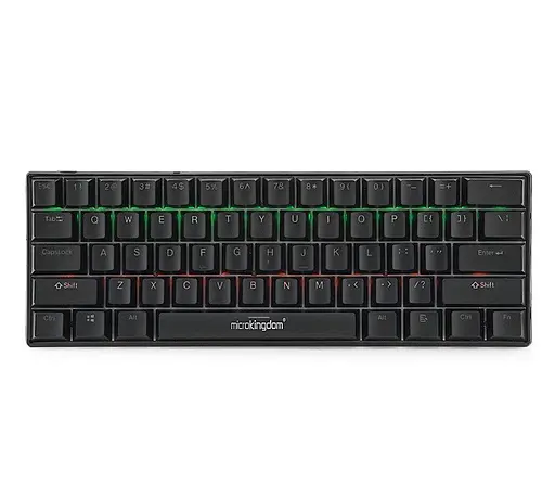 Клавіатура ігрова механічна Microkingdom MK61 Huntsman Mini Black USB Blue switch