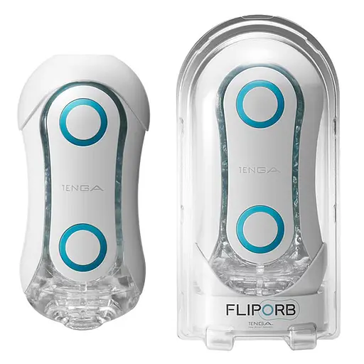Мастурбатор Tenga Flip Orb Blue Rush голубой - фото 5