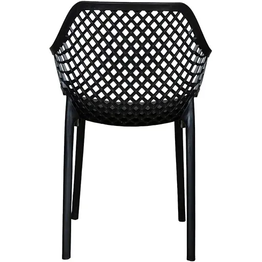 Стул садовый Bica Aria пластиковый графит. - фото 4