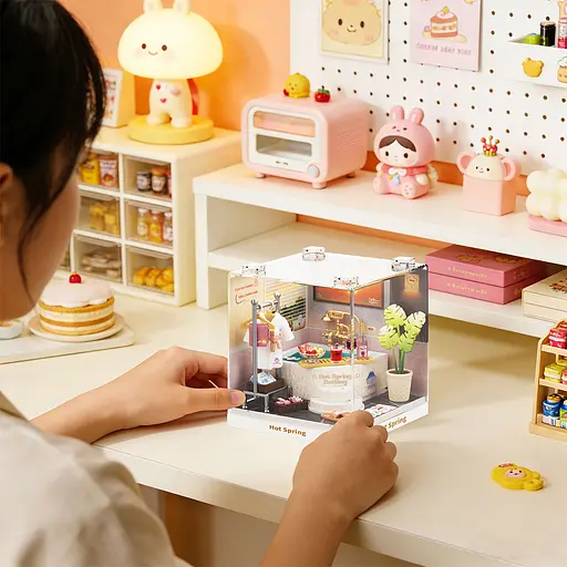 Конструктор-румбокс Mini House серії Інтер'єр Міні - Термальна купальня (8041) - фото 6