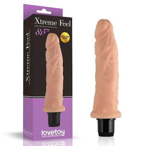 Реалистичный вибратор Lovetoy Real Feel 19.8 см телесный - фото 2