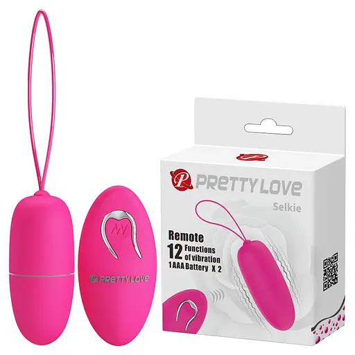 Виброяйцо Pretty Love Selkie Wireless Egg 6.9х3 см розовый - фото 2