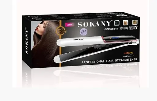 Випрямляч для волосся Sokany 955 Щипці Праска - фото 4