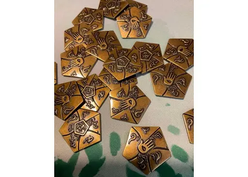 Аксесуар Games 7 Days Набір металевих монет для гри Сплячі Боги Metal Coins Sleeping Gods укр. (SB006U) - фото 4