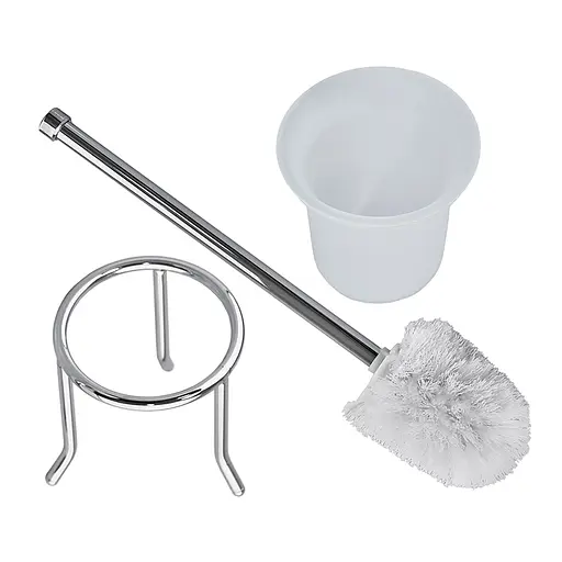 Ершик напольный Zerix на трех ножках (стекло) AFB-905 ZX5076, Хром - фото 2