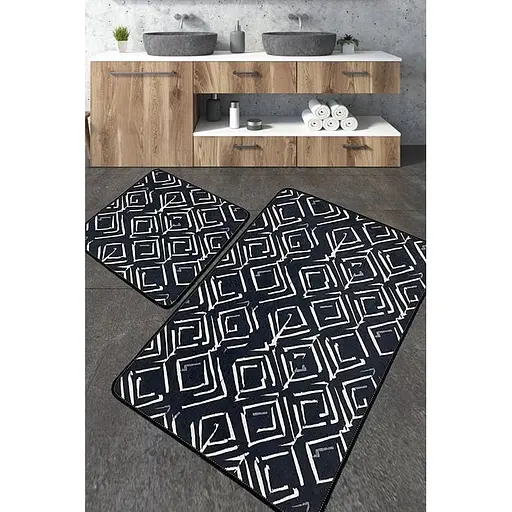 Набір килимків для ванної кімнати Chilai Home Cenero 60 x 100 + 50 x 60