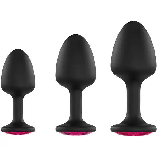 Анальна пробка Dorcel Geisha Plug Ruby L з кулькою всередині - фото 3