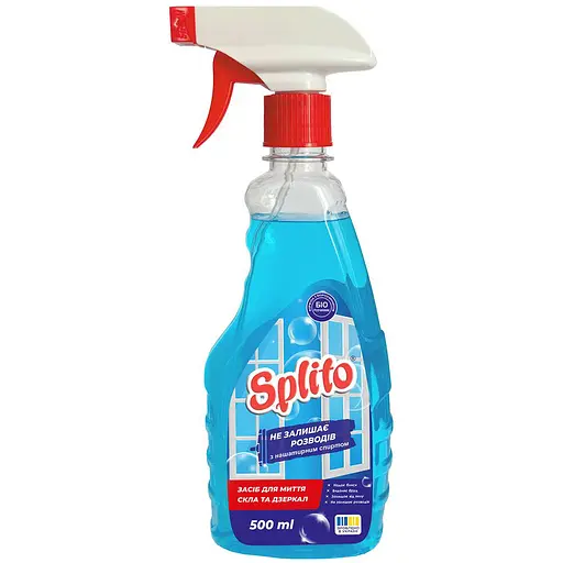 Средство для мытья стекла и зеркал Splito 500 мл - фото 1