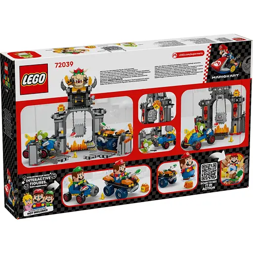 Конструктор LEGO Super Mario Mario Kart Bowser та його замок 1068 деталей (72039) - фото 8