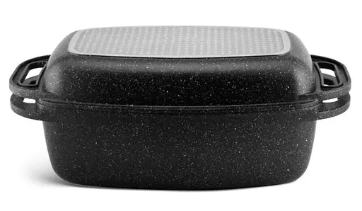 Гусятниця Edenberg EB-4607 прямокутна з кришкою - гриль - фото 2