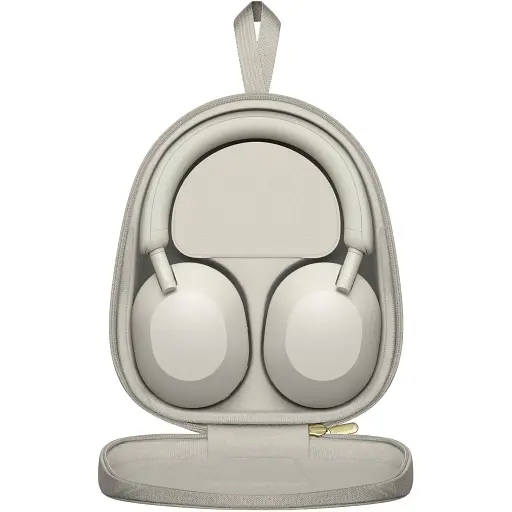 Навушники Sony Over-ear WH-1000XM5 BT 5.2 ANC Hi-Res AAC LDAC Wireless Mic сріблясті - фото 5