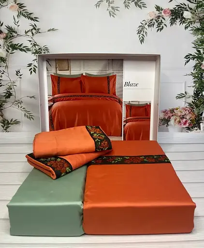 Постільна білизна Blaze Сатин Преміум Romeo Home pbe0051845 - фото 2