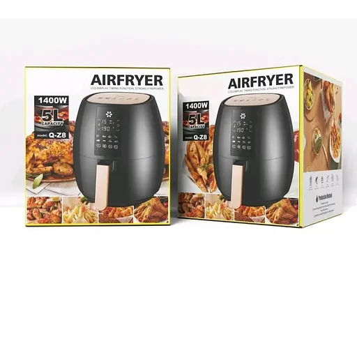 Аерогриль Q-Z8 парова без олії з таймером 5 л для приготування гарячим повітрям 1400Вт - фото 2
