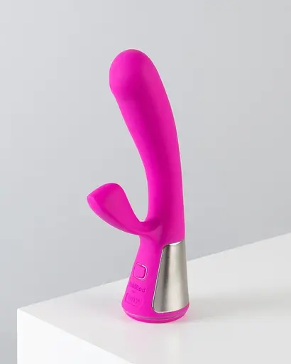 Вібратор-кролик Kiiroo Ohmibod Fuse 18 см рожевий - фото 2