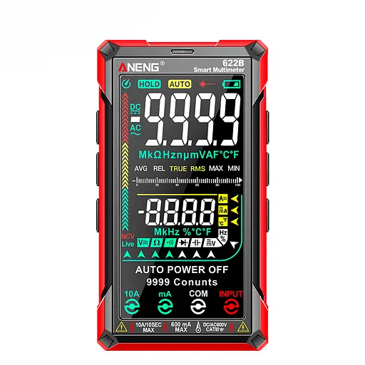 Мультиметр ANENG AN-622B, вимірювання: V, A, R, C, T, F - фото 2