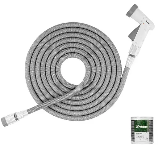 Шланг, що розтягується (комплект) Bradas SECRET HOSE 15-45 м сірий (WSCH1545GY) - фото 1