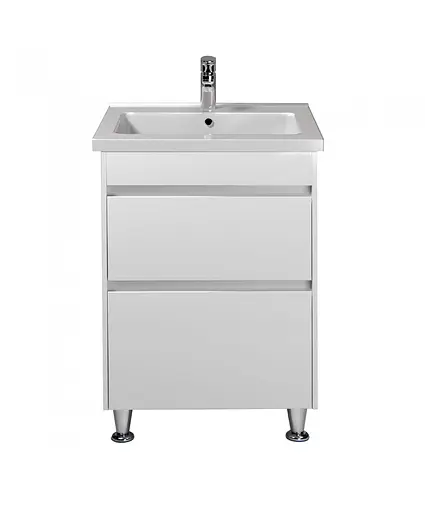 Тумба Мойдодир Prime 60 з умивальником Rodeo 60 підлогова Білий - фото 6