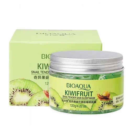 Увлажняющая ночная гель-маска с экстрактом киви Bioaqua Kiwifruit Snail Tender Skin Sleep Mask 120 г