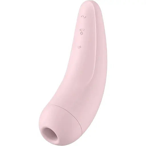 Вакуумный клиторальный стимулятор Satisfyer Curvy 2+ Рожевий