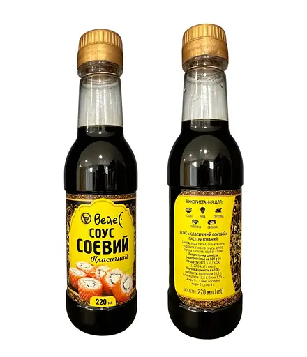 Соус соєвий Велес 220 мл  - фото 3