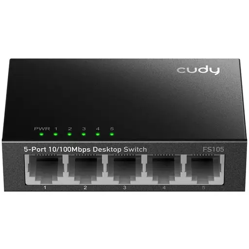 Комутатор Cudy FS105 5 портовий 10/100 Mbps Metal Switch - фото 2