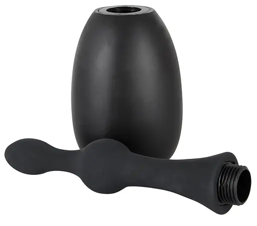 Анальний душ Black Velvets Douche Small 14 см (чорний) - фото 2
