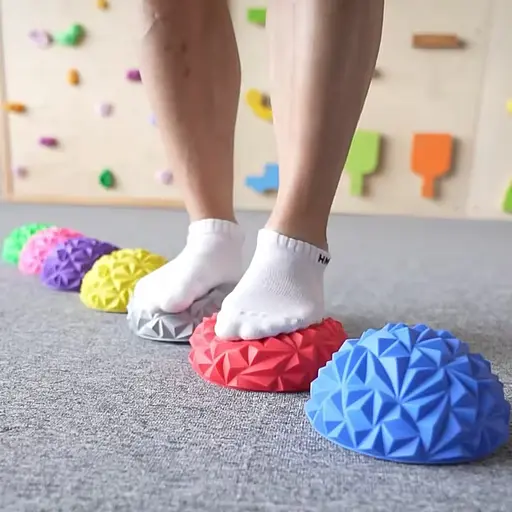 Спортивный инвентарь полусфера массажная, диаметр 16 см, 16x16x8 см (в ассортименте) - фото 2