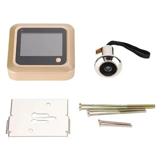 Відеоглазок дверний кольоровий для квартири Kivos P100 з 2.4 "екраном і збереженням фото (100389) - фото 6