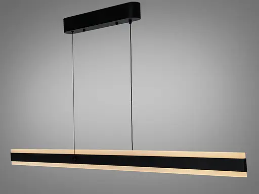 Люстра подвесная LED Diasha черная 58 Вт 10 м² - фото 2