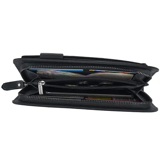 Чоловічий шкіряний клатч Vintage 21,5х11х2,5 см sum0012839 - фото 8