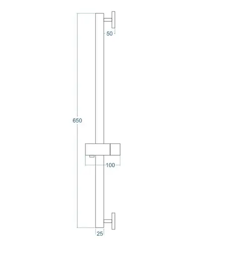 Душова система Corsan chrome зі штангою CMZ057MCH, Хром - фото 8