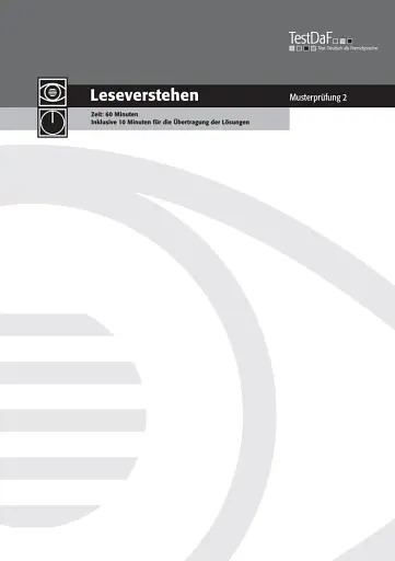 TestDaF Musterprufung 2. Heft mit Audio-CD - фото 8