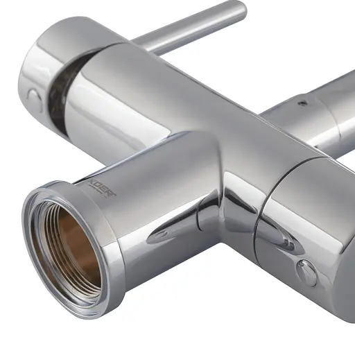 Змішувач для кухні на дві води Koer KB-72001-01 KR3391 Хром - фото 6